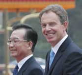 Blair in China
